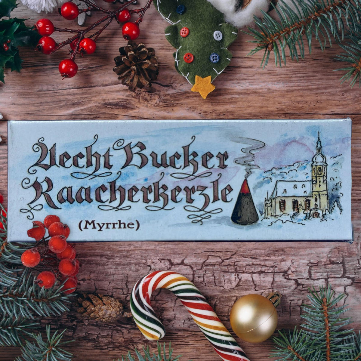 RÄUCHERKERZEN Myrrhe 24er Packung - Schwarz, Holz (4.5/2.5/12cm)