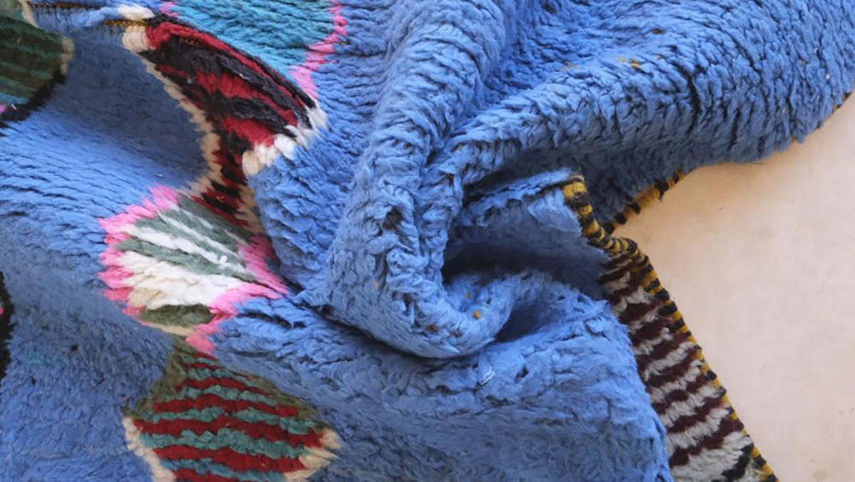 BERBERTEPPICH aus Marokko aus Wolle farbig mehrfarbig - Multicolor, Naturmaterialien (200/286cm) - AFK Living