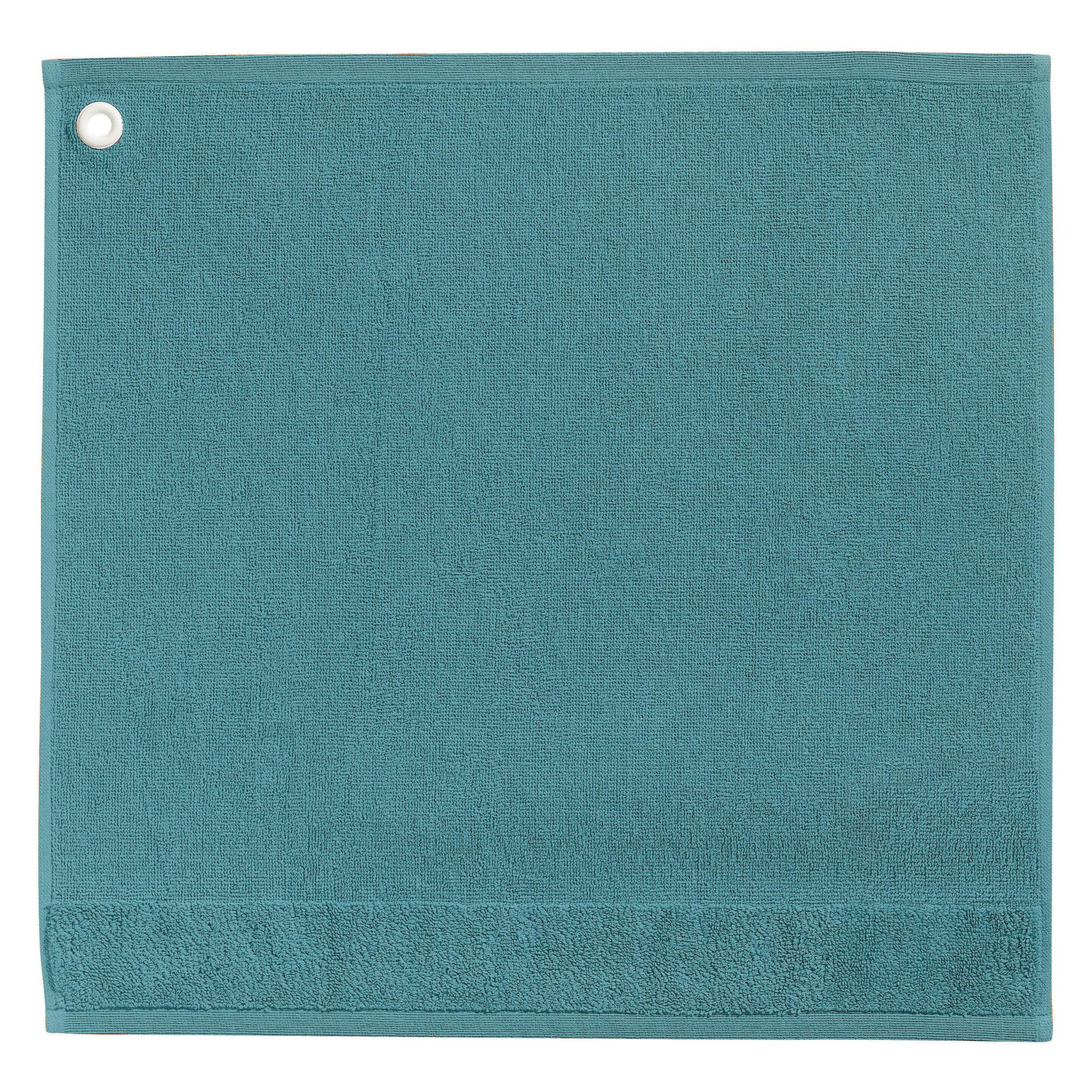 HANDTUCH MIT ÖSE Curl blaßgrün 50 x 50 cm - Hellgrün, Textil (50/50cm) - Winkler