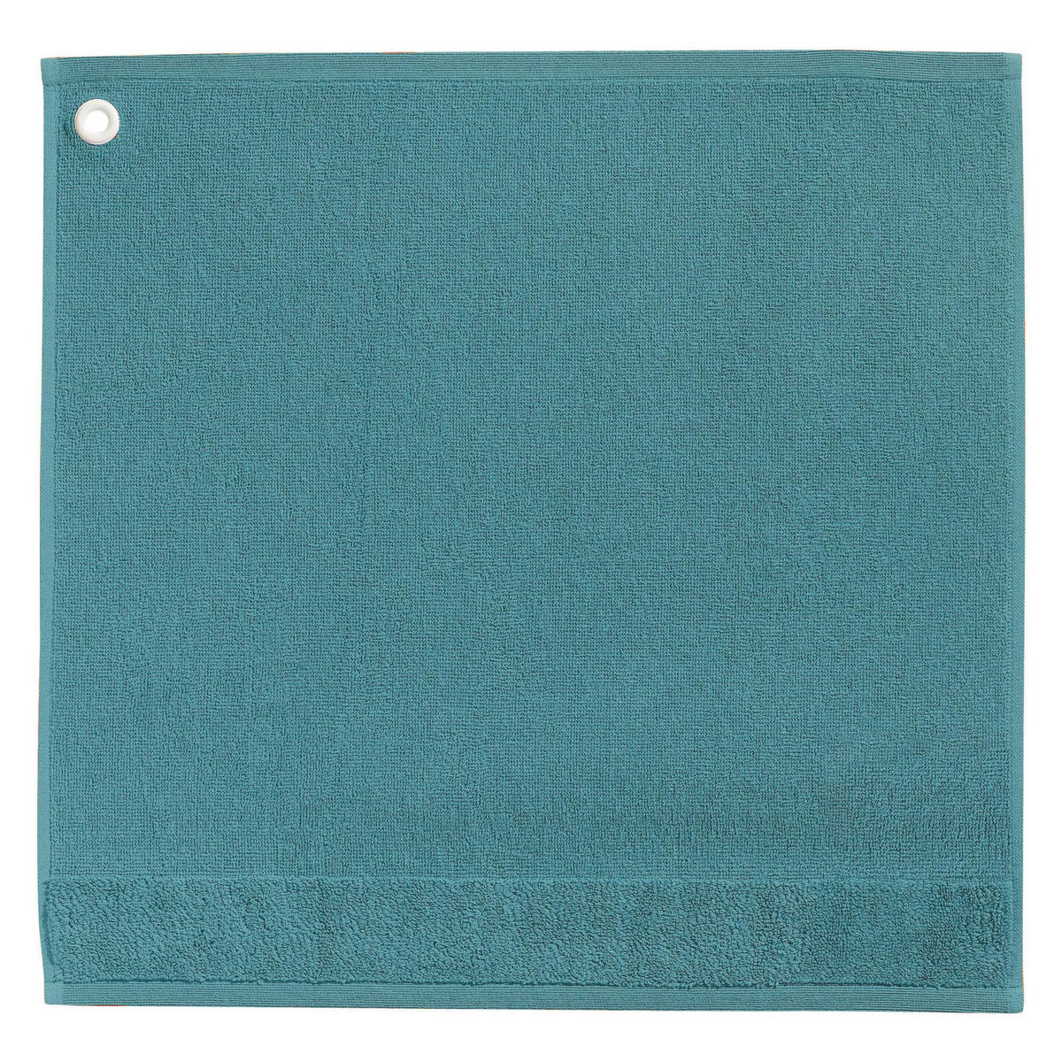 HANDTUCH MIT ÖSE Curl blaßgrün 50 x 50 cm - Hellgrün, Textil (50/50cm) - Winkler