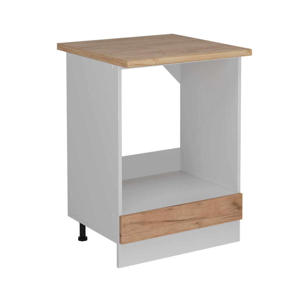 SPISKONVERTERINGSSKÅP R-Line Goldkraft ek 60 cm AP ek Ekfärgad, Vit 81.6/60/60 cm