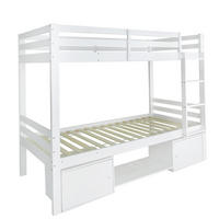 ETAGENBETT für Kinder Weiß - Weiß, Holz (90/200cm) - ComfortXL