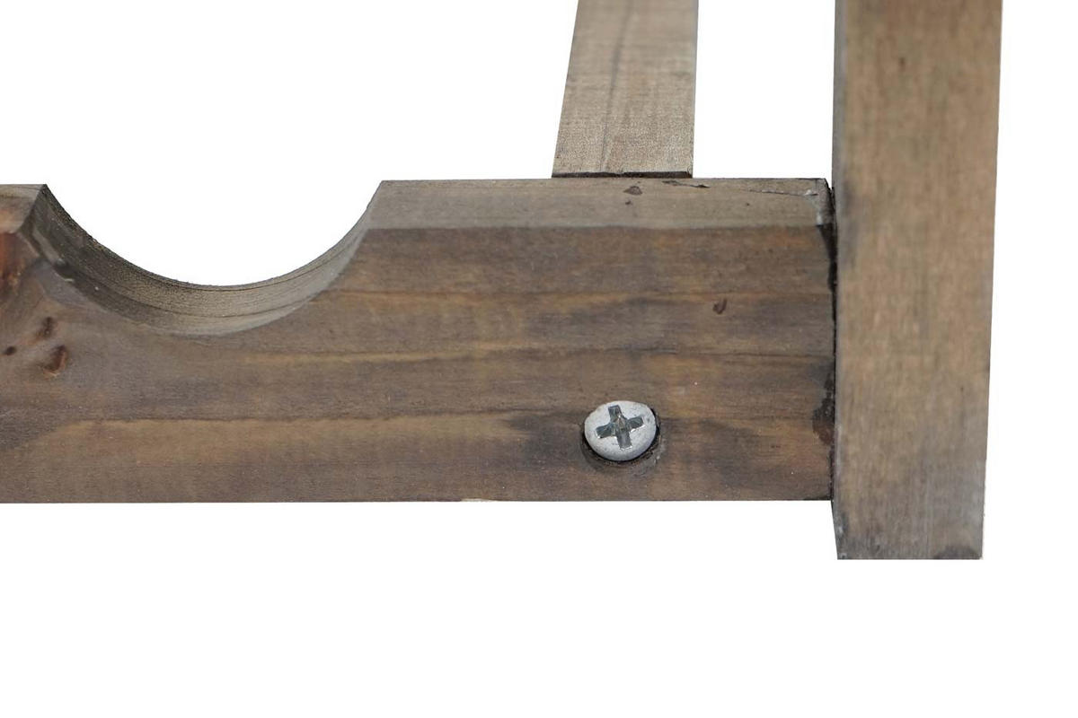 WEINREGAL 3 BÖDEN Braun - Braun, Holz (42/30/36cm) - MCW