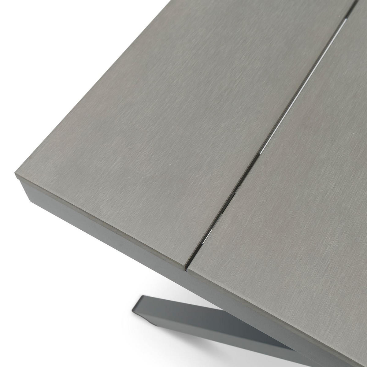 GARTENTISCH WINDY - Grau, Metall (90/150/75cm) - IDIMEX
