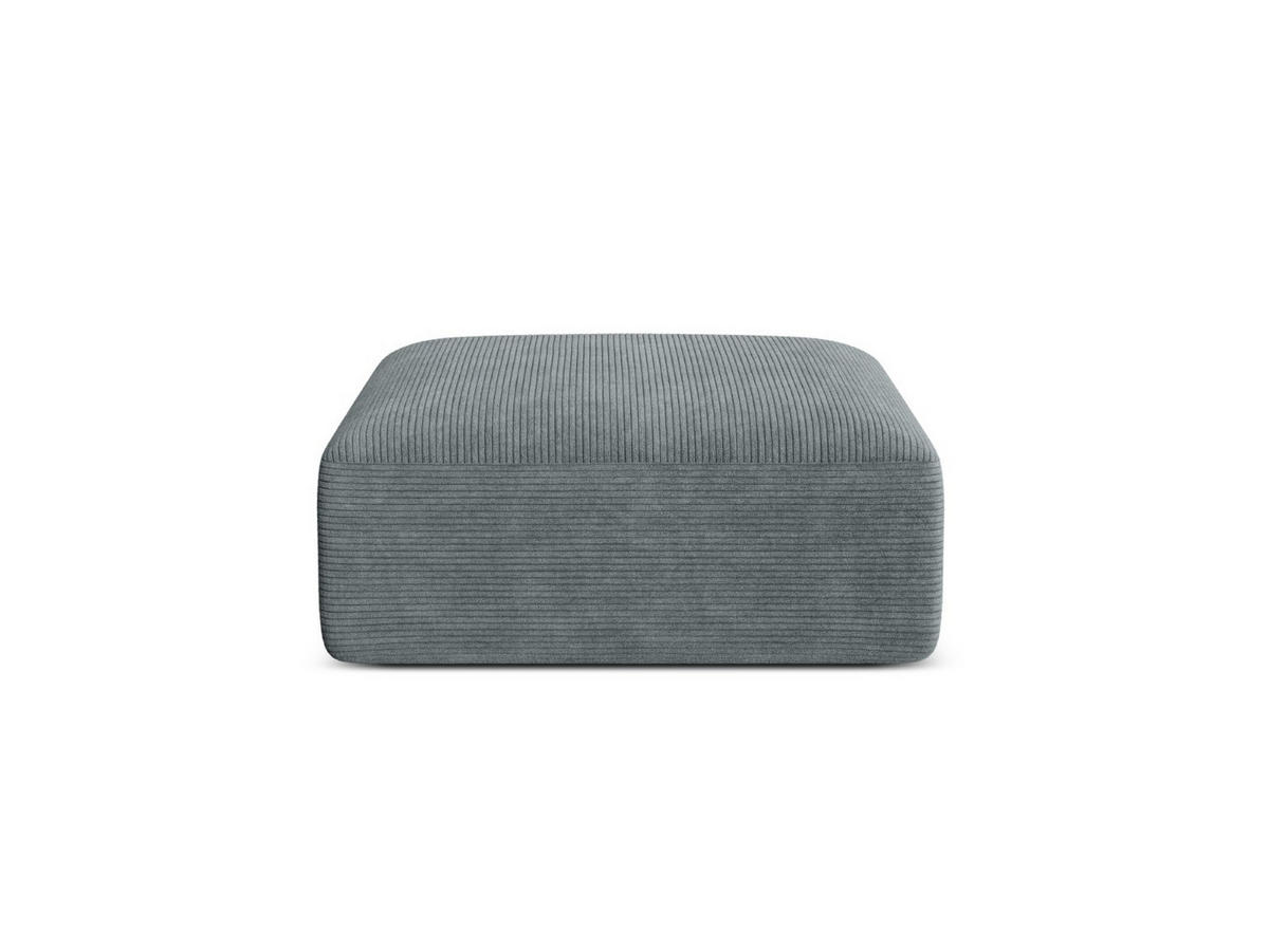 POUF Campi aus Cord dunkelgrau - Dunkelgrau, Textil (90/40/90cm) - Cosmopolitan Design