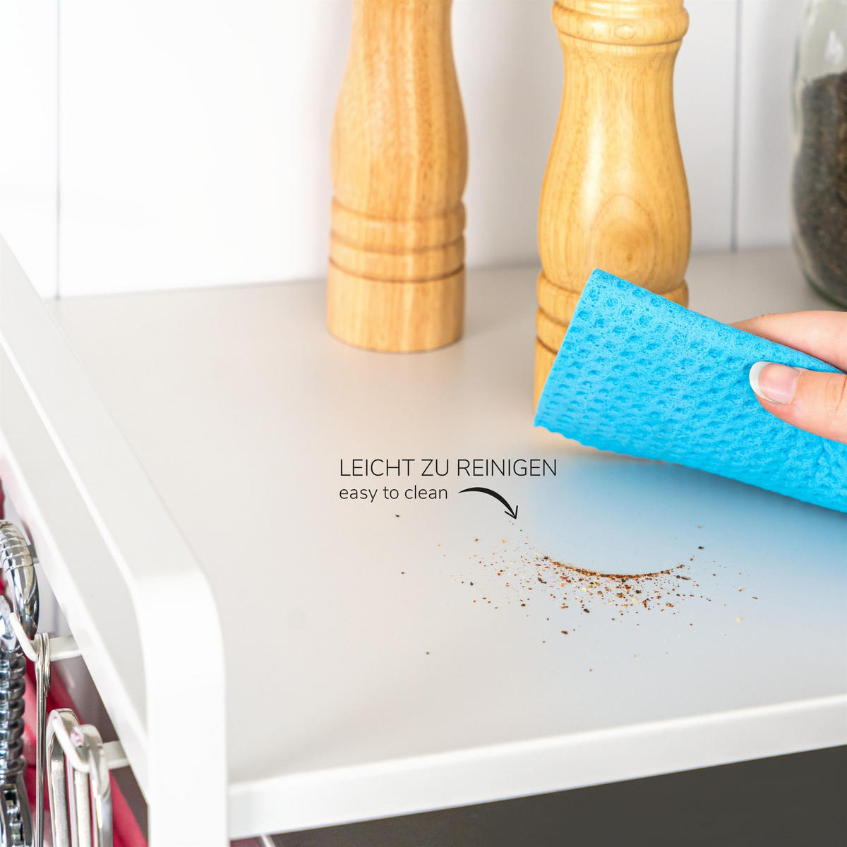 MIKROWELLENREGAL, weiß, Metall - Weiß, Metall (56/39.5/38cm) - bremermann