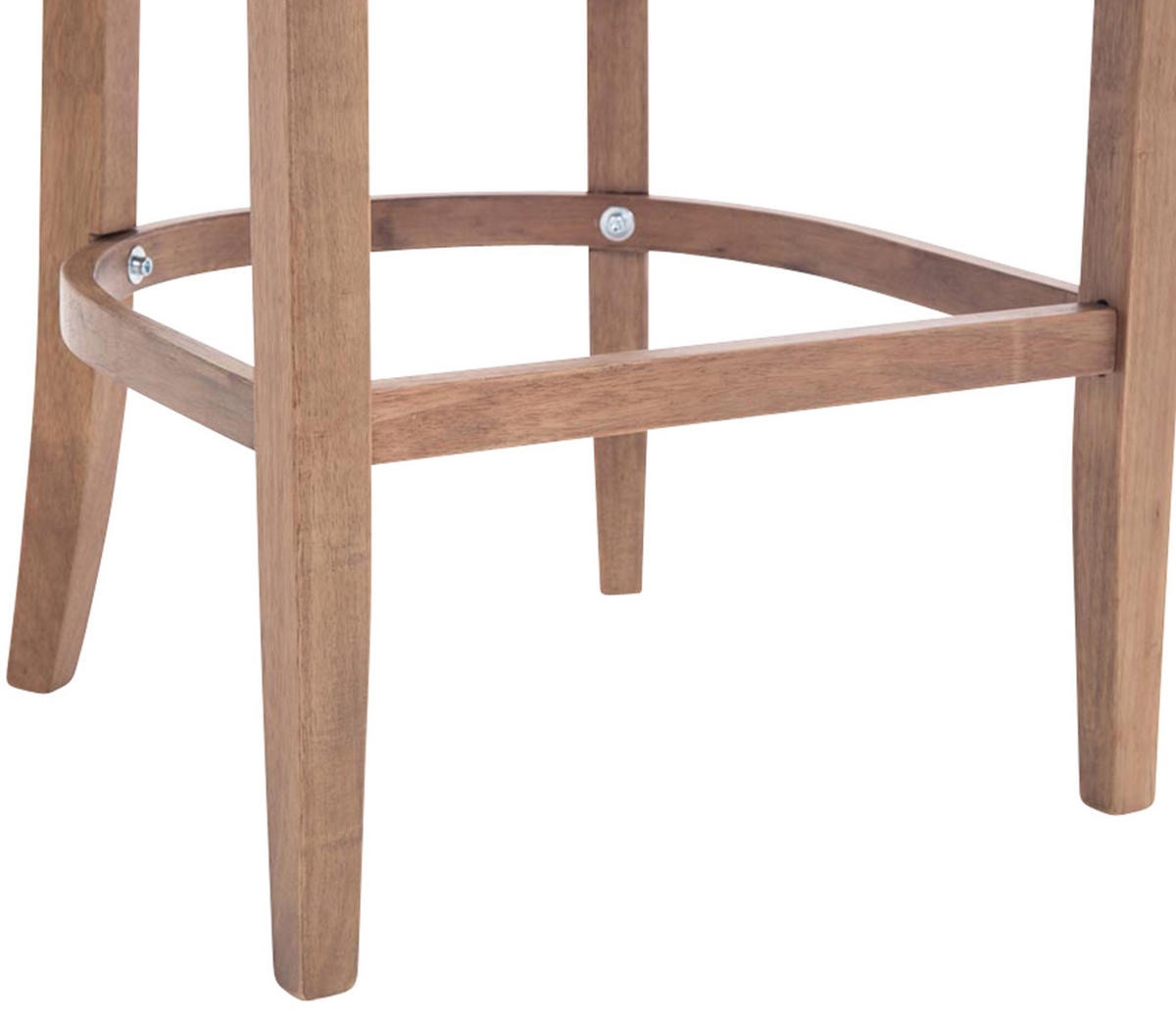 BARHOCKER Stoff Dunkelgrau - Dunkelgrau/Naturfarben, Holz/Textil (55/109/57cm) - CLP