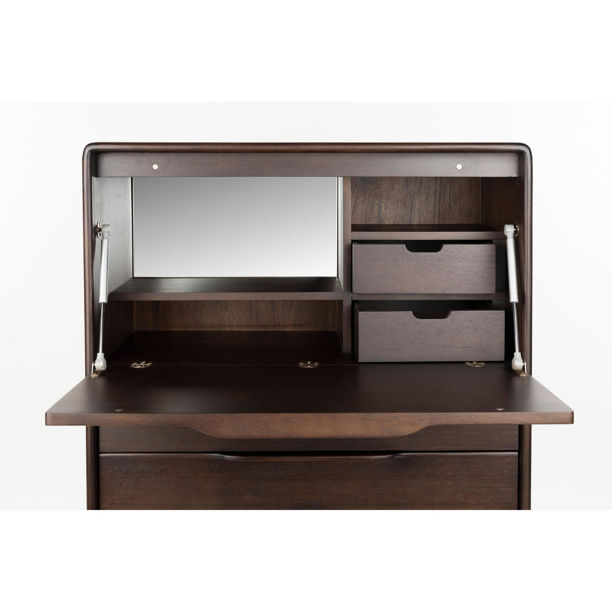 KOMMODE Elroy Hoch Walnussfarbe - Braun, Holz (80/120/45cm) - Dutchbone