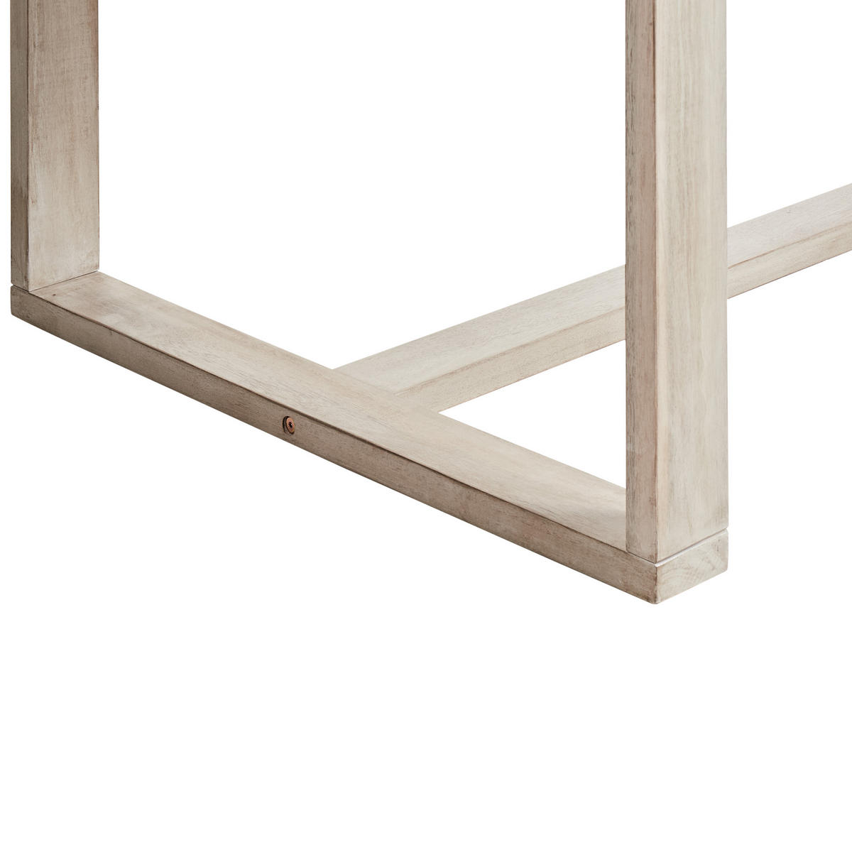 GARTENTISCH Heller Holzfarbton Azzanello - Hellbraun, Holz (100/230/75cm) - Beliani
