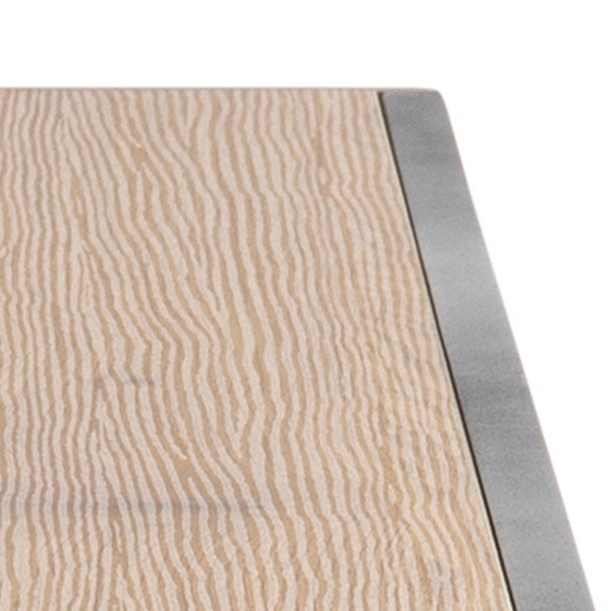 KONSOLENTISCH, Sea, Eiche, Spanplatte foliert, 120 x 35 x 79 cm - Eichefarben/Schwarz, Holzwerkstoff/Metall (35/120/79cm) - ebuy24