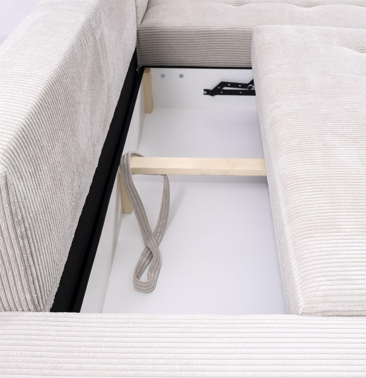 ECKSOFA Vogar In Poso - Dunkelgelb, Holzwerkstoff/Textil (265/185cm) - Fun Möbel