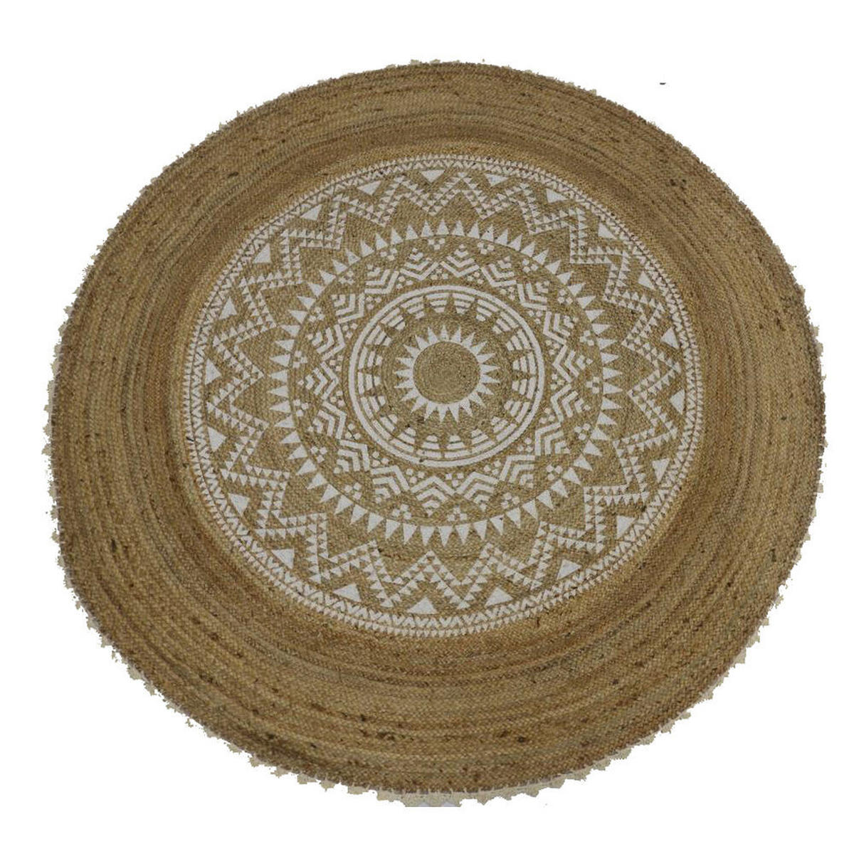 TEPPICH Braun Mandala (200 x 200 x 0,75 cm) - Multicolor, Textil (200/200cm) - DKD Home Decor