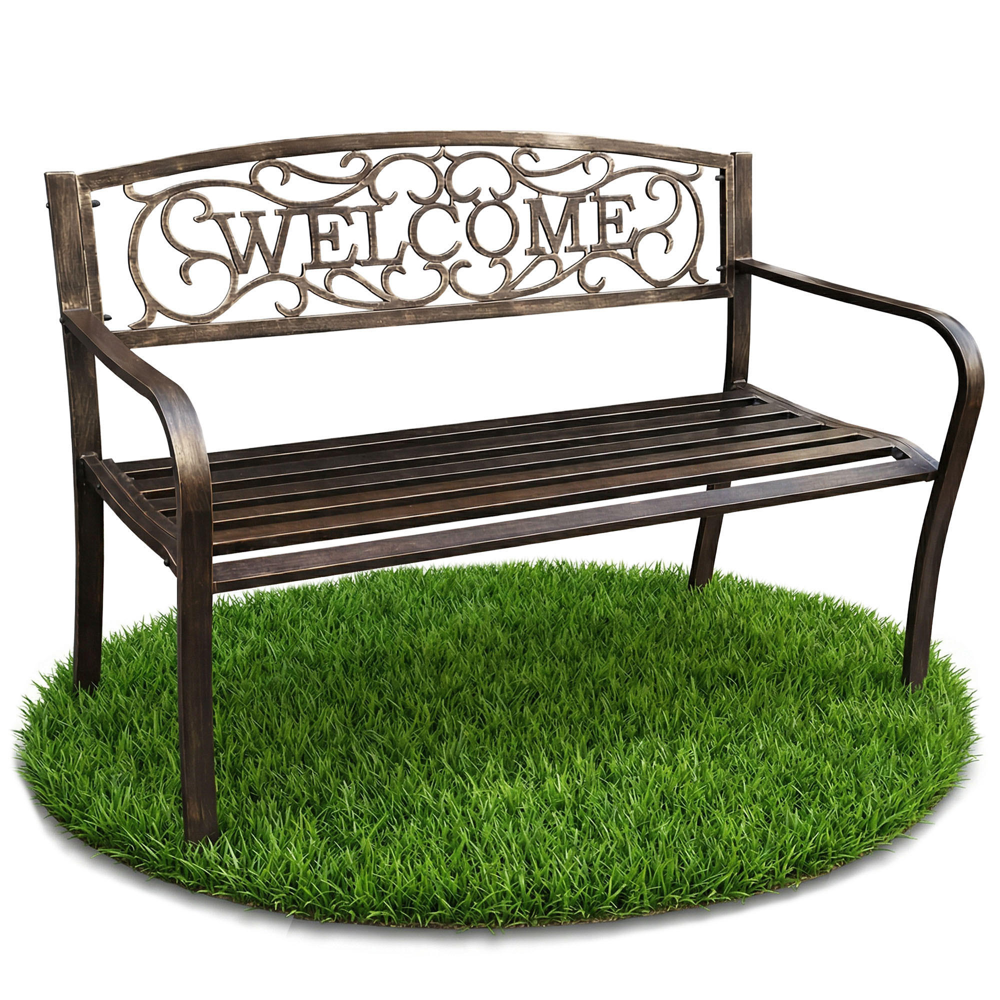Akord Gartenbank Braun 127x86x62 cm