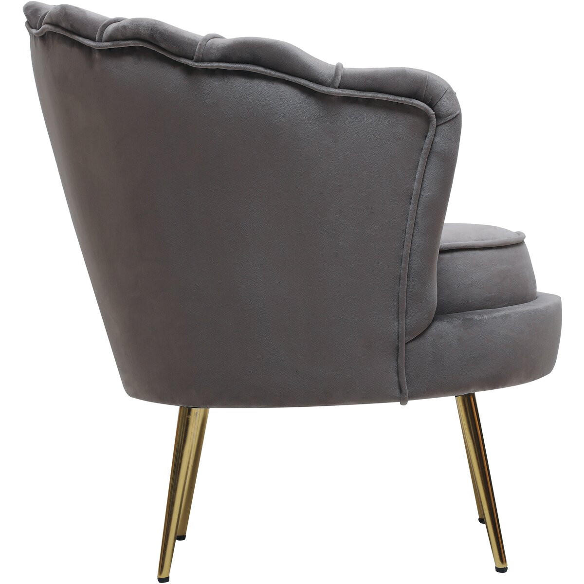 SESSEL - "Floria" - 75 x 68 x 77,5 cm - Grau - Grau, Textil (68/77.5/75cm) - Habitat Garten