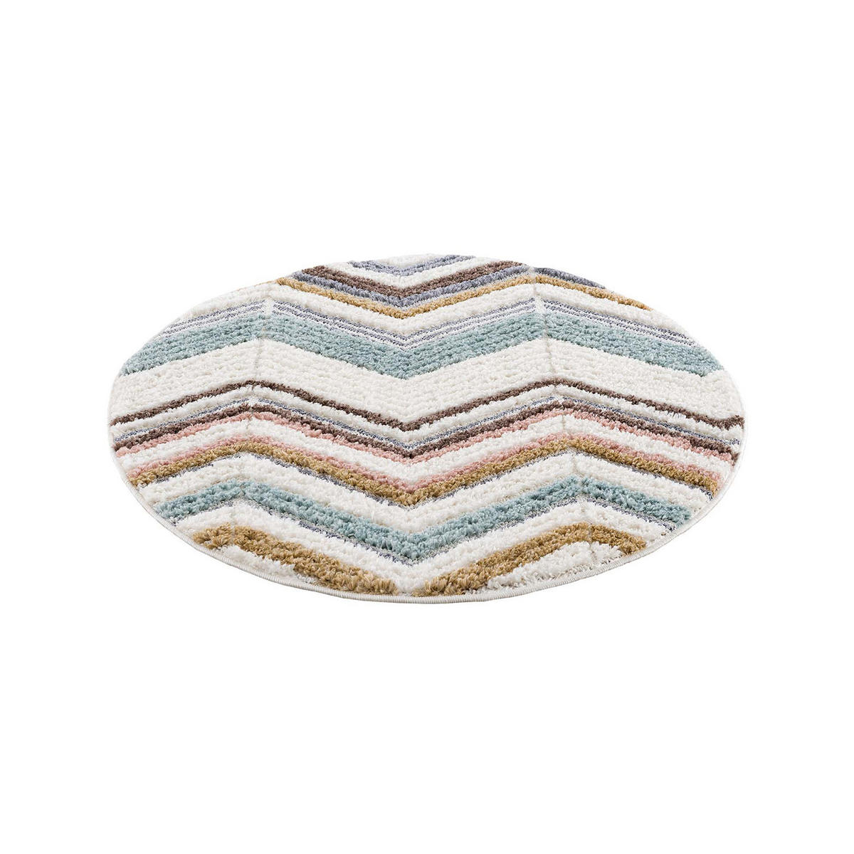 HOCHFLOR-TEPPICH Focus 3009 Multi 200 cm Rund - Multicolor, Textil (200/200cm) - carpet city