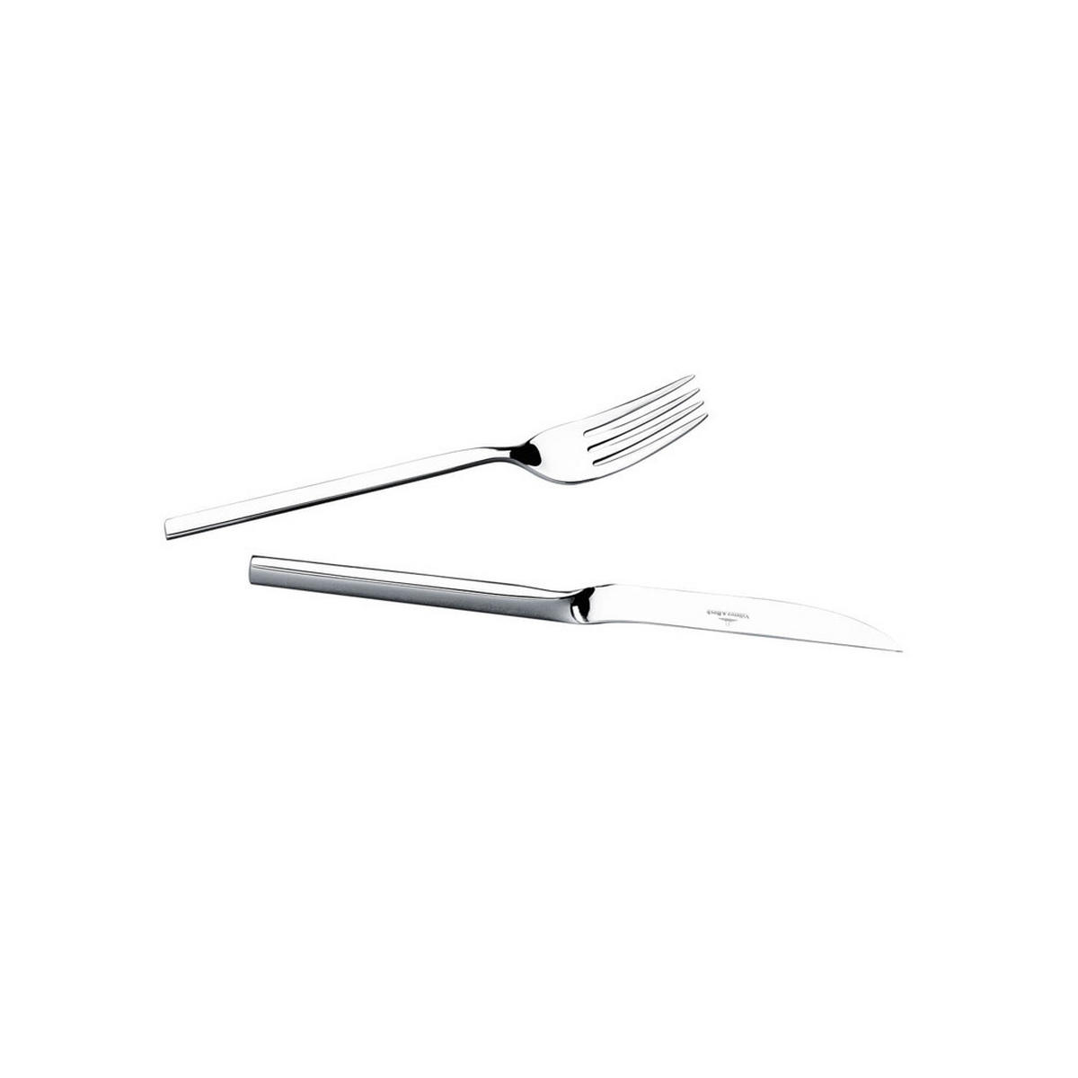 STEAKBESTECK NewWave silber 6er Set - Silberfarben, Metall - Villeroy & Boch