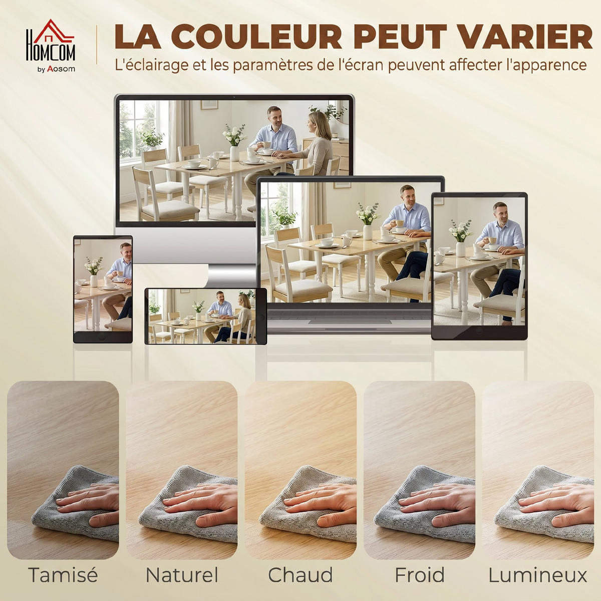 ESSTISCH Naturholz 1 Stück - Beige, Naturmaterialien (134/80/75cm) - GiPP