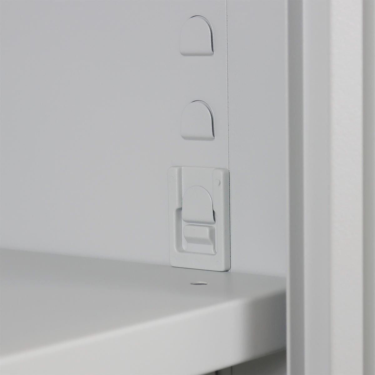 FLÜGELTÜRSCHRANK Owl mit 4 Fachboden 195x95x60cm Lichtgrau/Lichtblau - Blau, Metall (95/195/60cm) - PROREGAL