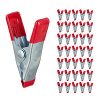 36XKLEMMEN - Multicolor, Kunststoff/Metall (1.5/3/5cm) - Relaxdays