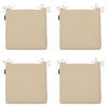 SITZKISSEN Canvas 40/40 cm 4er-Set - Beige, Textil (40/4/40cm) - Madison