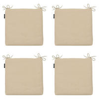 SITZKISSEN Canvas 40/40 cm 4er-Set - Beige, Textil (40/4/40cm) - Madison