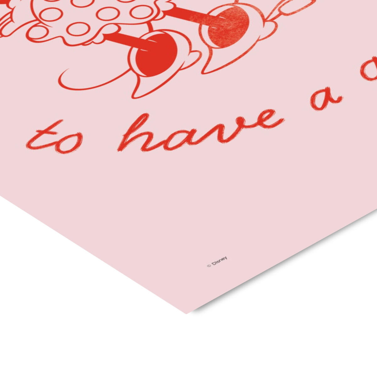 POSTER Disney - It's a Good Day to Have a Good Day - Pink, Papier (70/100/0.1cm) - Poster&Frame