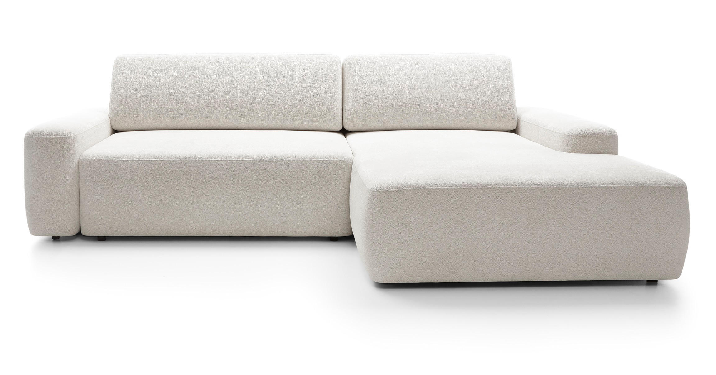 Emporius Eckcouch Creme 264x162 cm