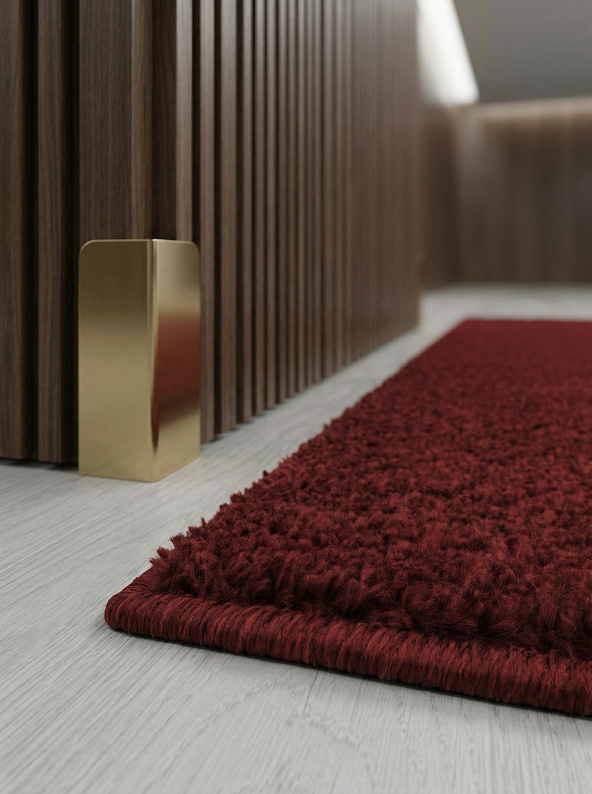 TEPPICH Kurzflor Uni Polypropylen Wohnzimmer Rot Rechteckig 240x340 - Rot, Textil (240/340cm) - KADIMA DESIGN