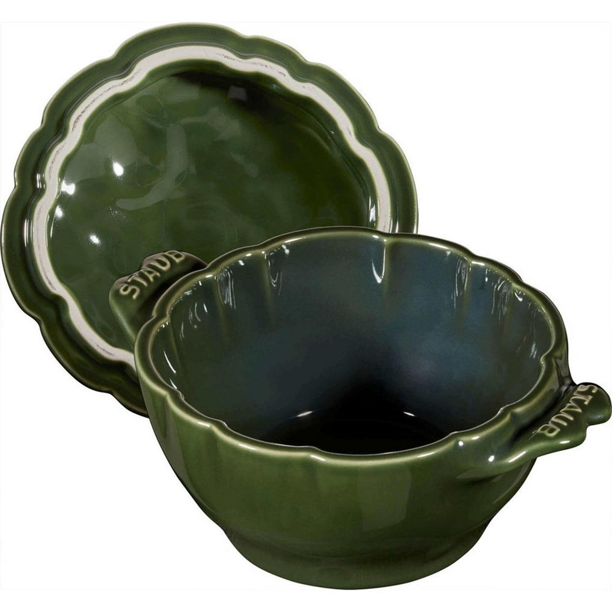 TOPF Grün 17/12.9/11.8 cm 405003260 - Grün, Keramik (13cm) - Staub