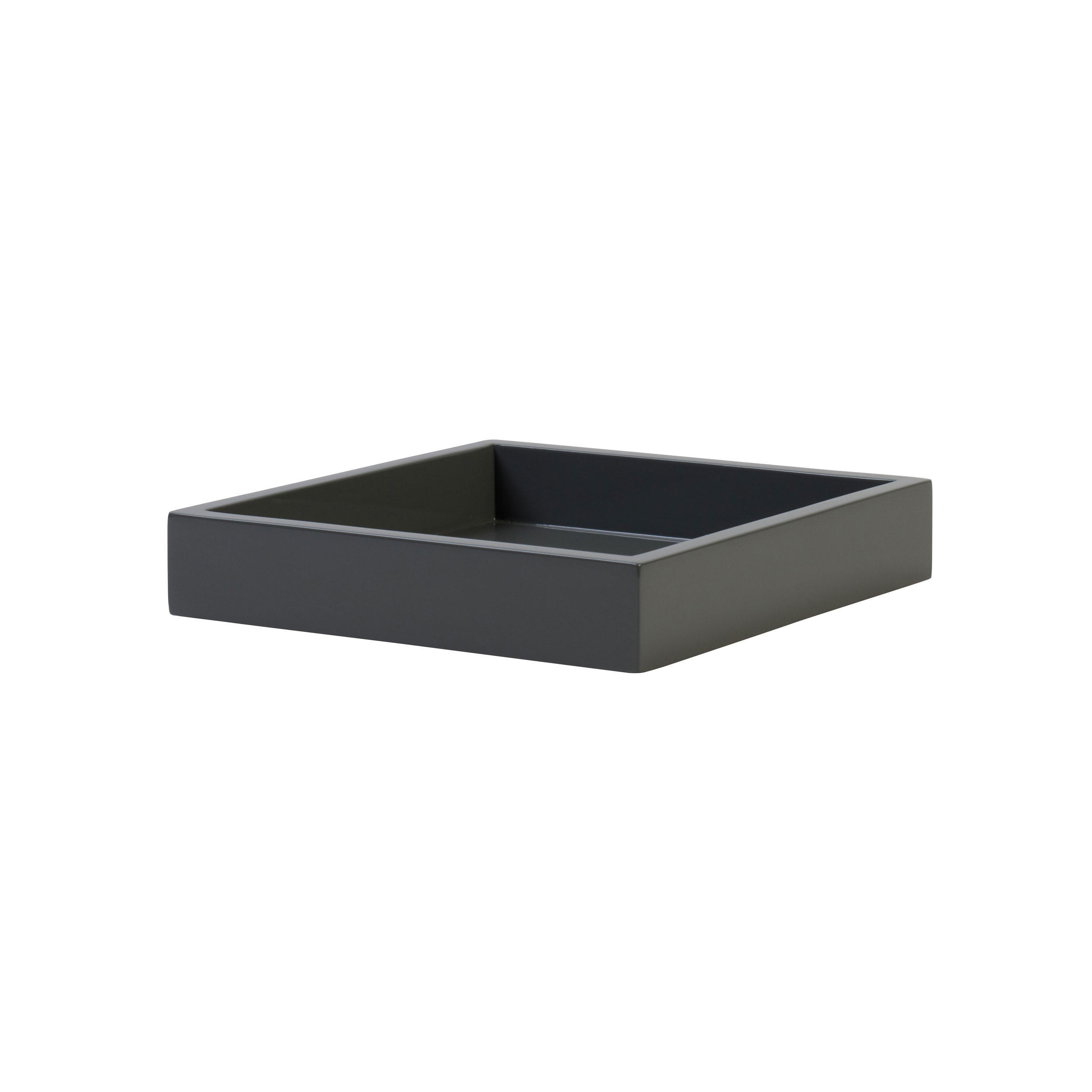 DEKOTABLETT Spa S, quadratisch, MDF, Graphite, 19 x 19 cm - Grau, Holzwerkstoff (3.5cm) - Gift Company