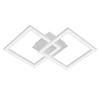 LED-DECKENLEUCHTE Eis 47/30/6 cm - Weiß, Metall (47/30/6cm) - Nettlife