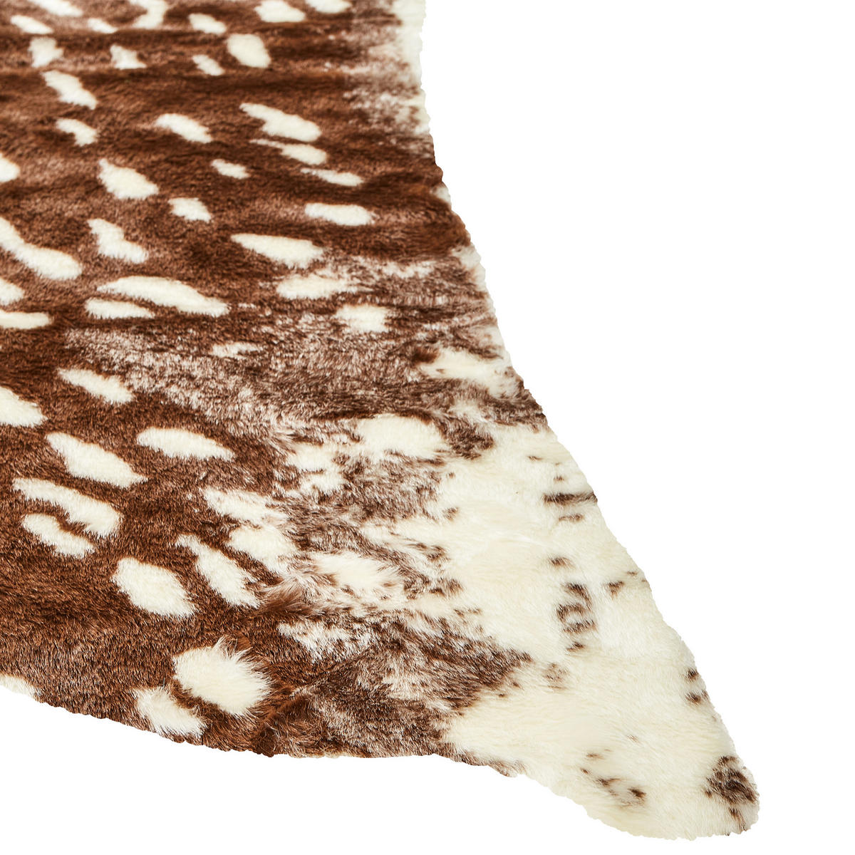 KUHFELL-TEPPICH Knoll 200/150 cm - Beige/Braun, Textil (150/200cm) - Beliani