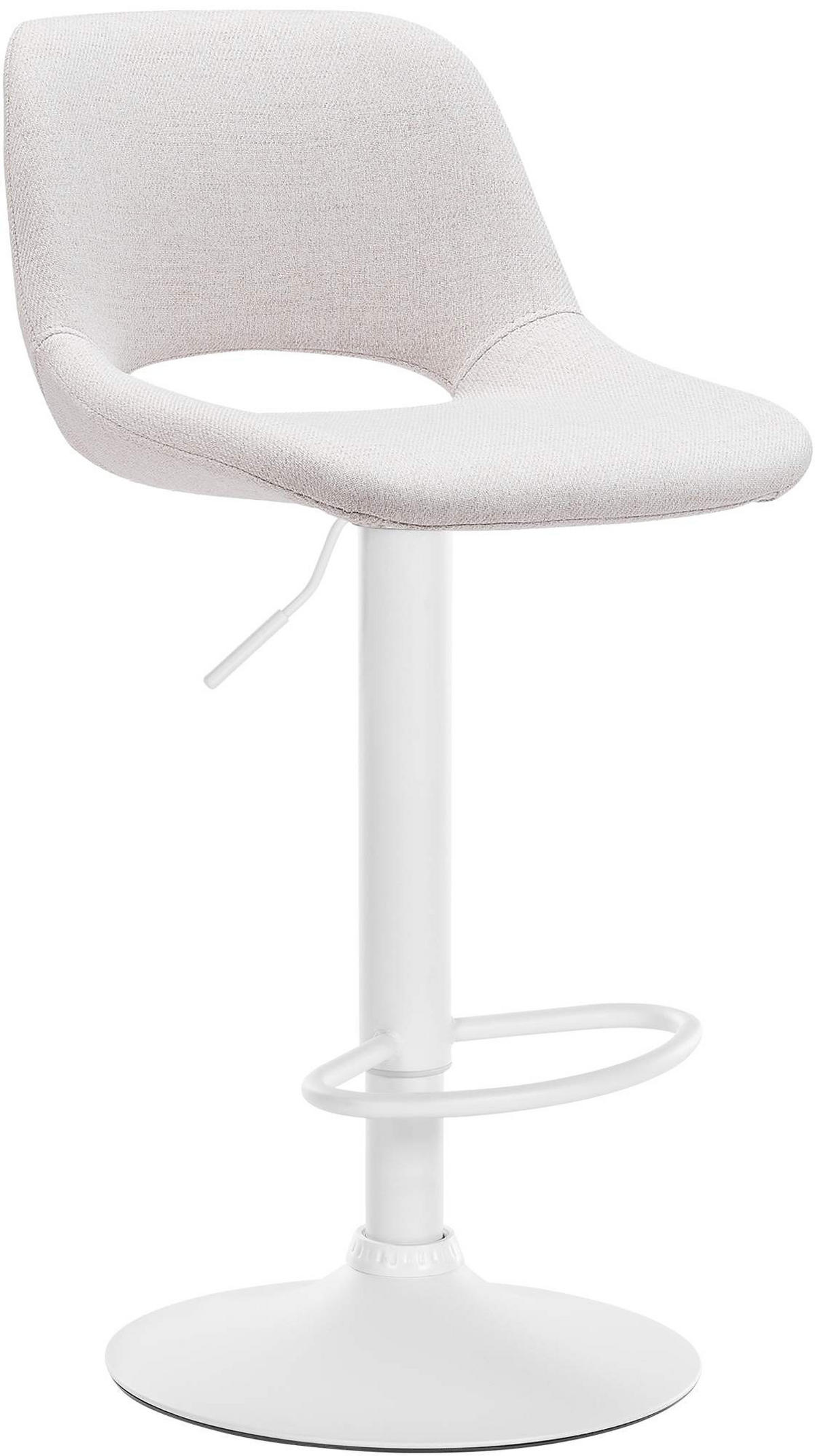 BARHOCKER Stoff creme - Creme, Textil (42/86/46cm) - CLP