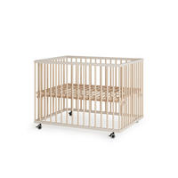 LAUFGITTER 75x100 cm mit Lattenrost - sahara dust/natur - Premium Kollektion - Sandfarben/Naturfarben, Holz (100/74/75cm) - Sämann – make a difference.