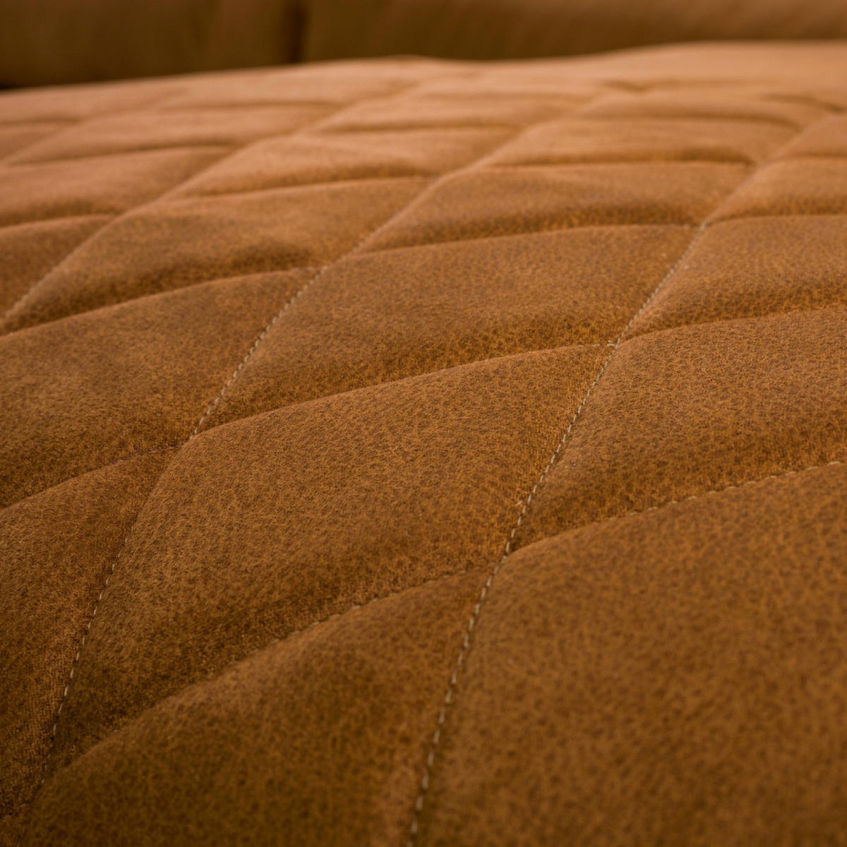 ECKSOFA LINKS BRENTIS Chenille-Stoff, Braun - Braun, Textil (314/224cm) - KONSIMO®