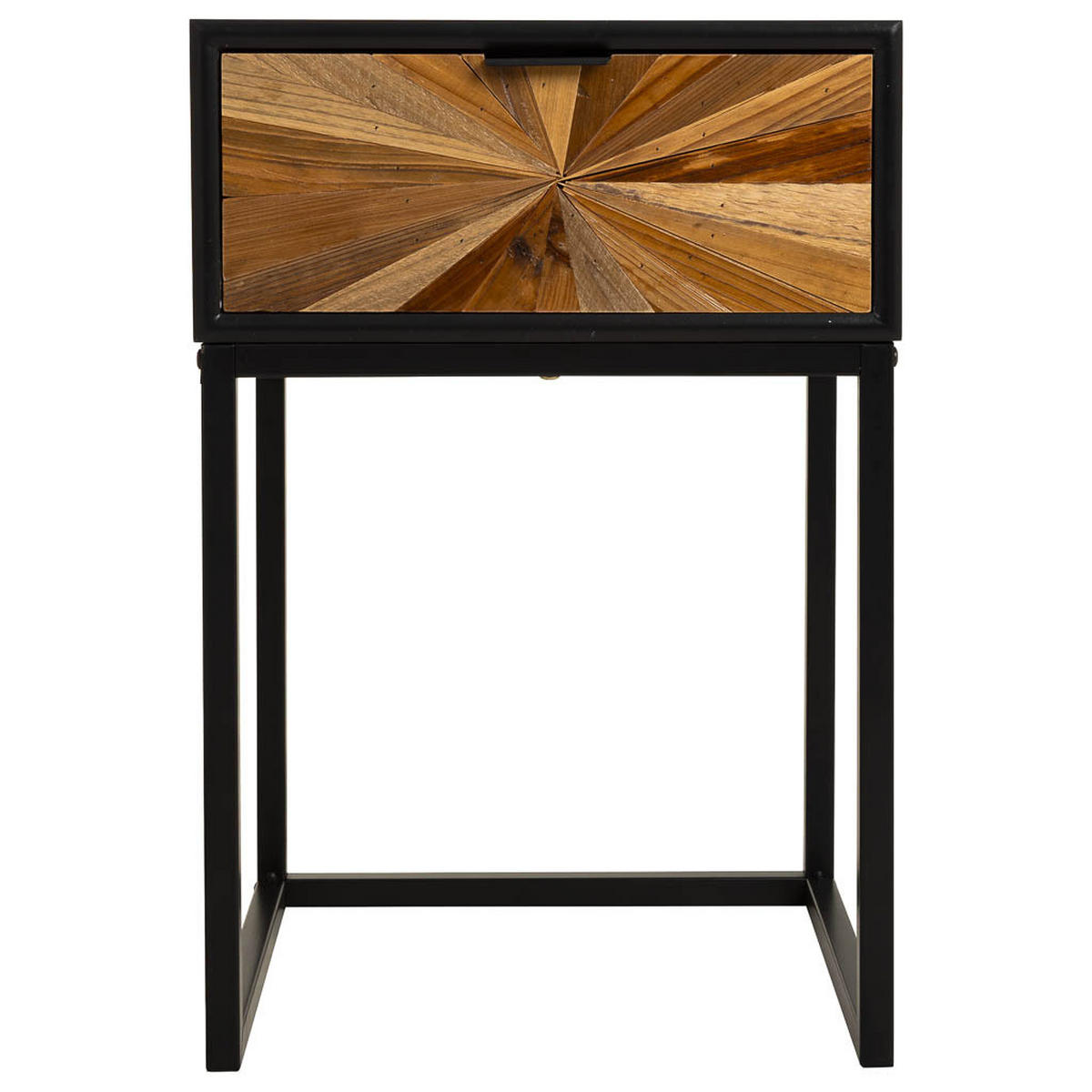 NACHTTISCH aus Holz, schwarz, 40x36x60cm - Schwarz, Holzwerkstoff (40/60/36cm) - Wanderlust