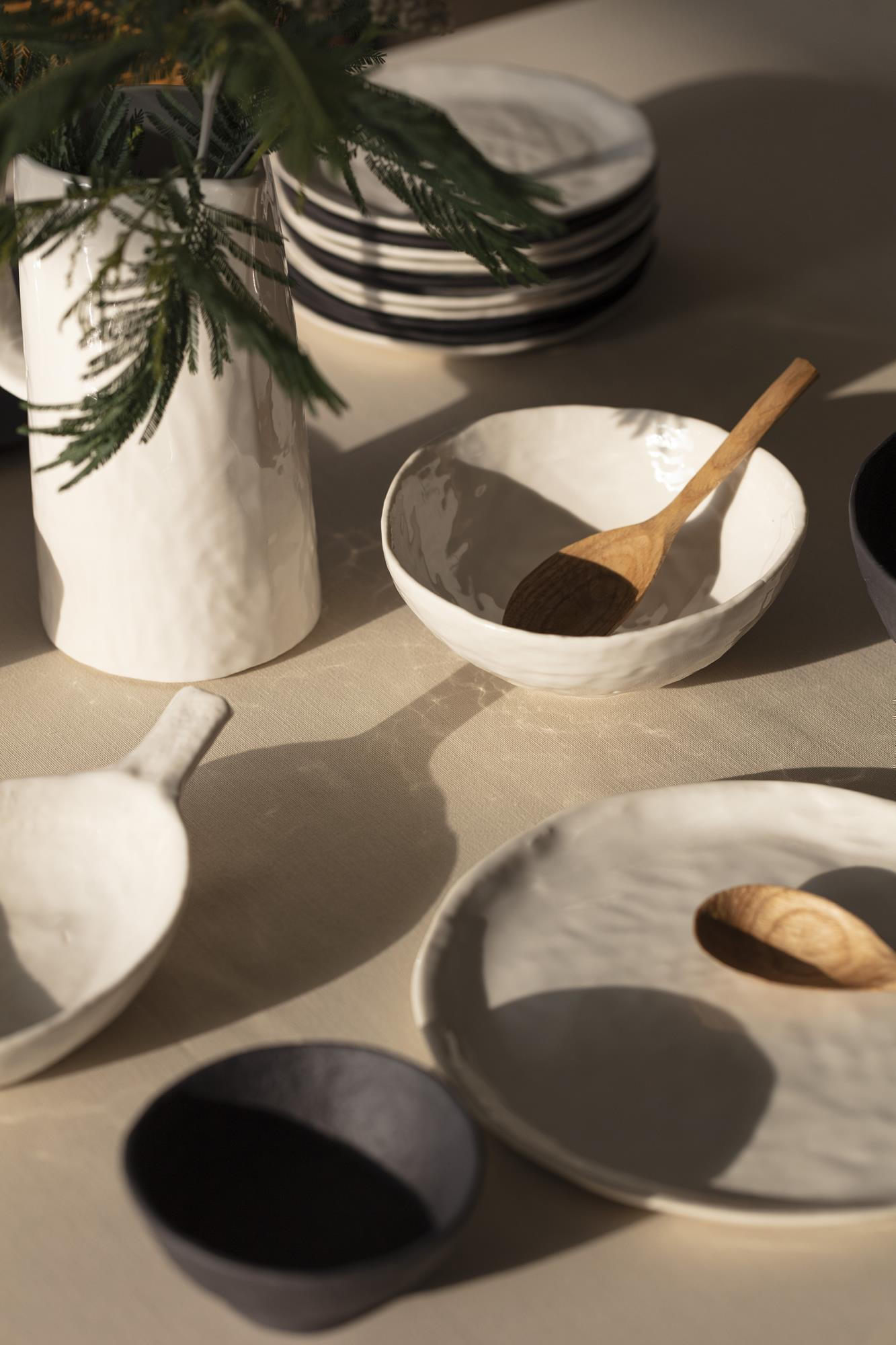 SCHÜSSEL YLI 30 CL Matt schiefer style - Schieferfarben, Keramik (15cm) - Revol Porcelaine France
