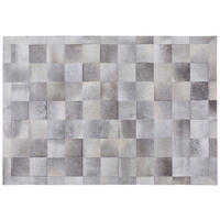 KURZFLOR-TEPPICH Alacam 230/160 cm - Grau, Fell (160/230cm) - Beliani