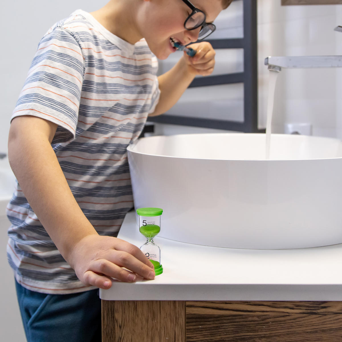 6XPRESÝPAČKY - viacfarebná, plast/prírodné materiály (4.5/11/4.5cm) - Relaxdays