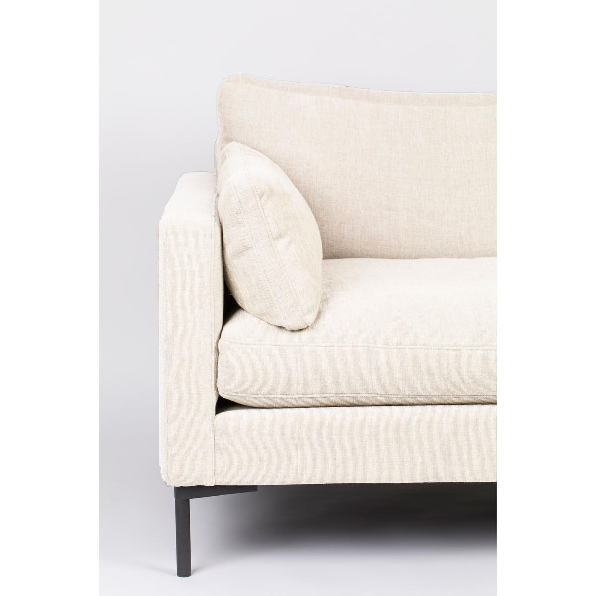 SOFA 3-SITZER Summer Crème - Beige/Creme, Textil (230/82/101cm) - Zuiver