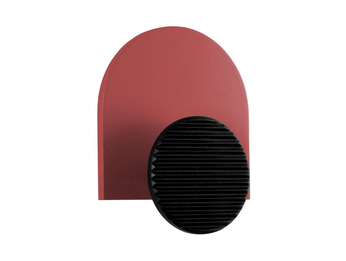GARDEROBENHAKEN Single Knob 15/4/18 cm - Rot, Holz (4/18/15cm) - Present Time