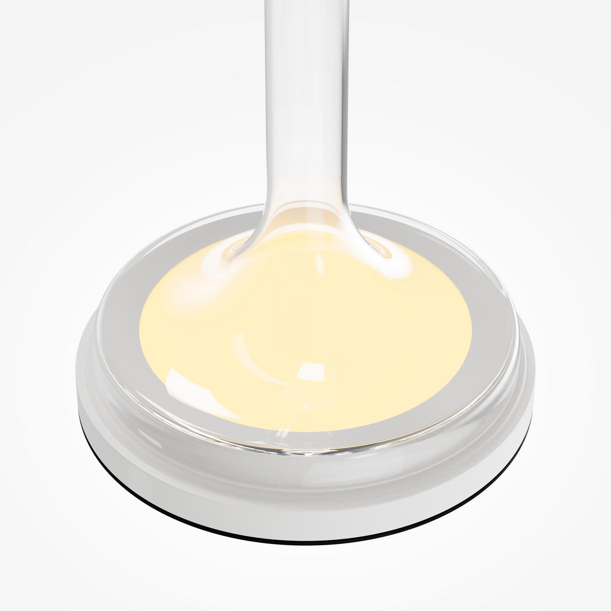 TISCHLAMPE Spirito - Weiß - 18/18/28 cm - Weiß, Metall (18/18/28cm) - Maytoni