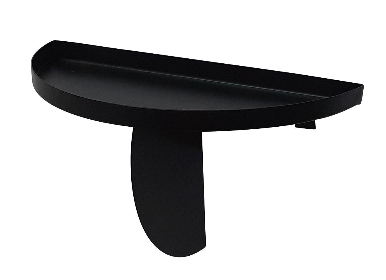WANDREGAL Melik in Schwarz 25 cm - Schwarz, Metall (15/22/25cm) - LaLe Living