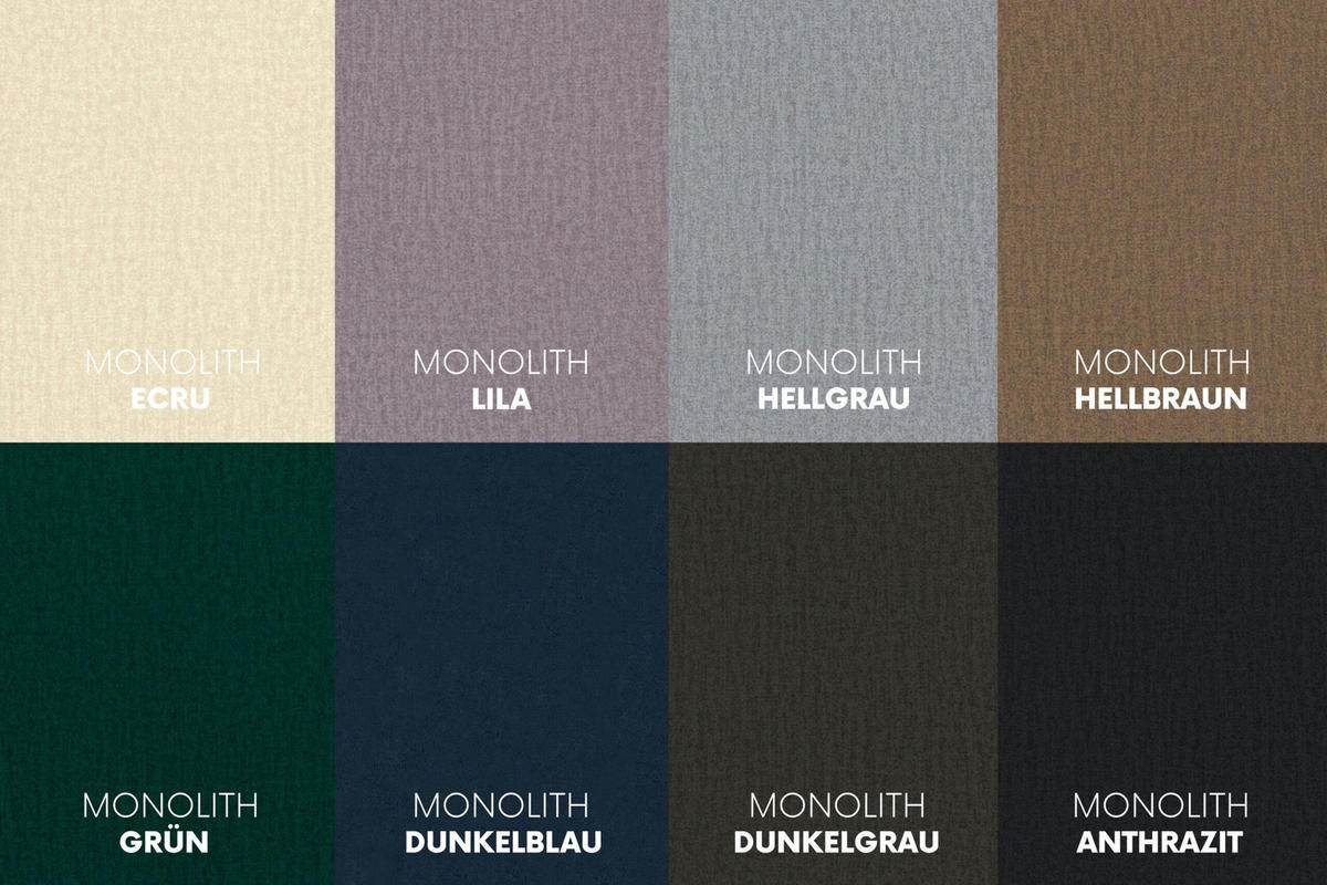 ECKSOFA Mit Schlaffunktion Und Bettkasten TOKYO, Stoff MONOLITH, Dunkelgrau, Rechts - Dunkelgrau, Holz (280/190cm) - Kaiser Möbel