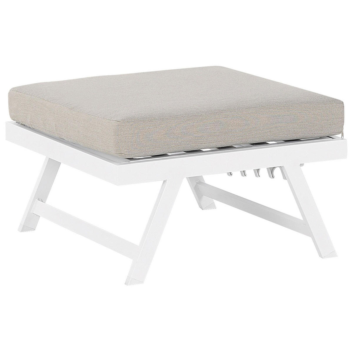 OUTDOOR-KISSENBEZUG Set Taupe Coccorino - Grau, Textil (130/65cm) - Beliani