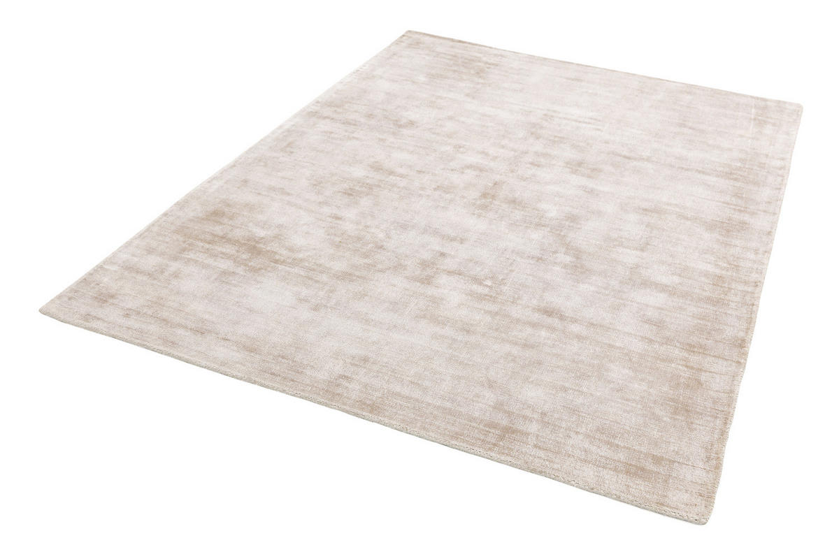 TEPPICH Viskose handgewebt zeitloses Design BARI, Beige-Grau 200x290 cm - Beige, Textil (200/290cm) - KADIMA DESIGN