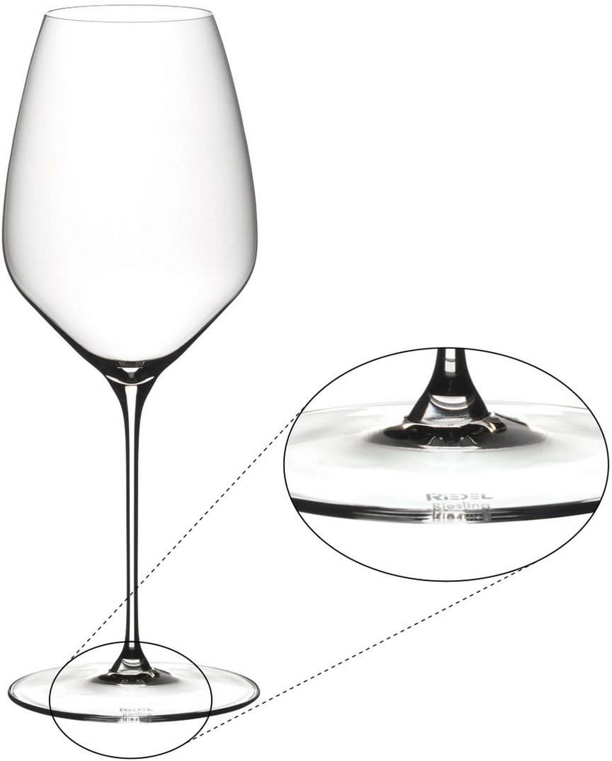 RIESLING GLAS Veloce transparent 570 ml 2er Set - Transparent, Glas (0.57L) - Riedel