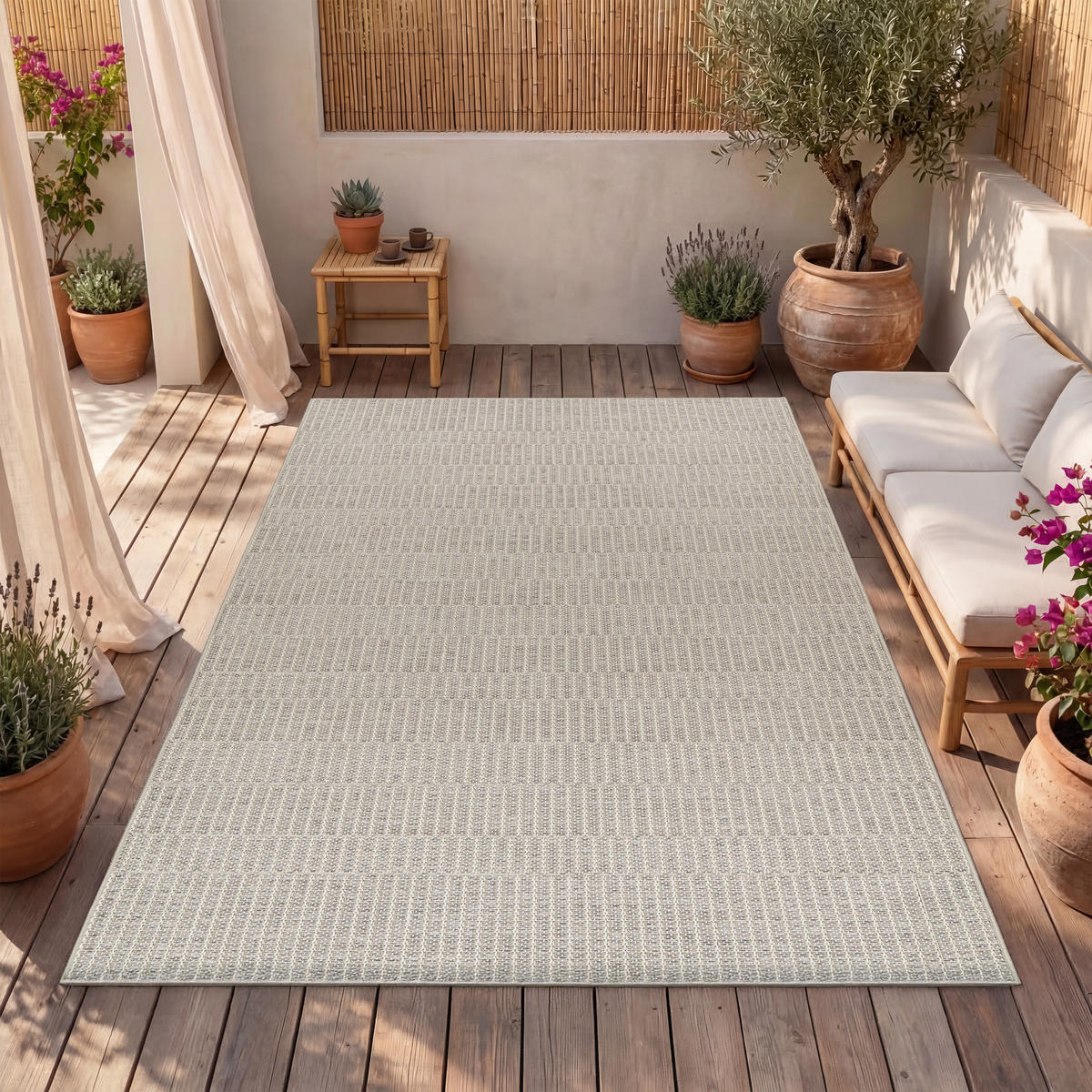 OUTDOORTEPPICH 80/250 cm Vermont 192 - Beige, Textil (80/250cm) - Paco Home