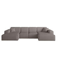 WOHNLANDSCHAFT Celes Premium Xs Scala - Taupe, Holzwerkstoff/Textil (342/73/165cm) - Fun Möbel