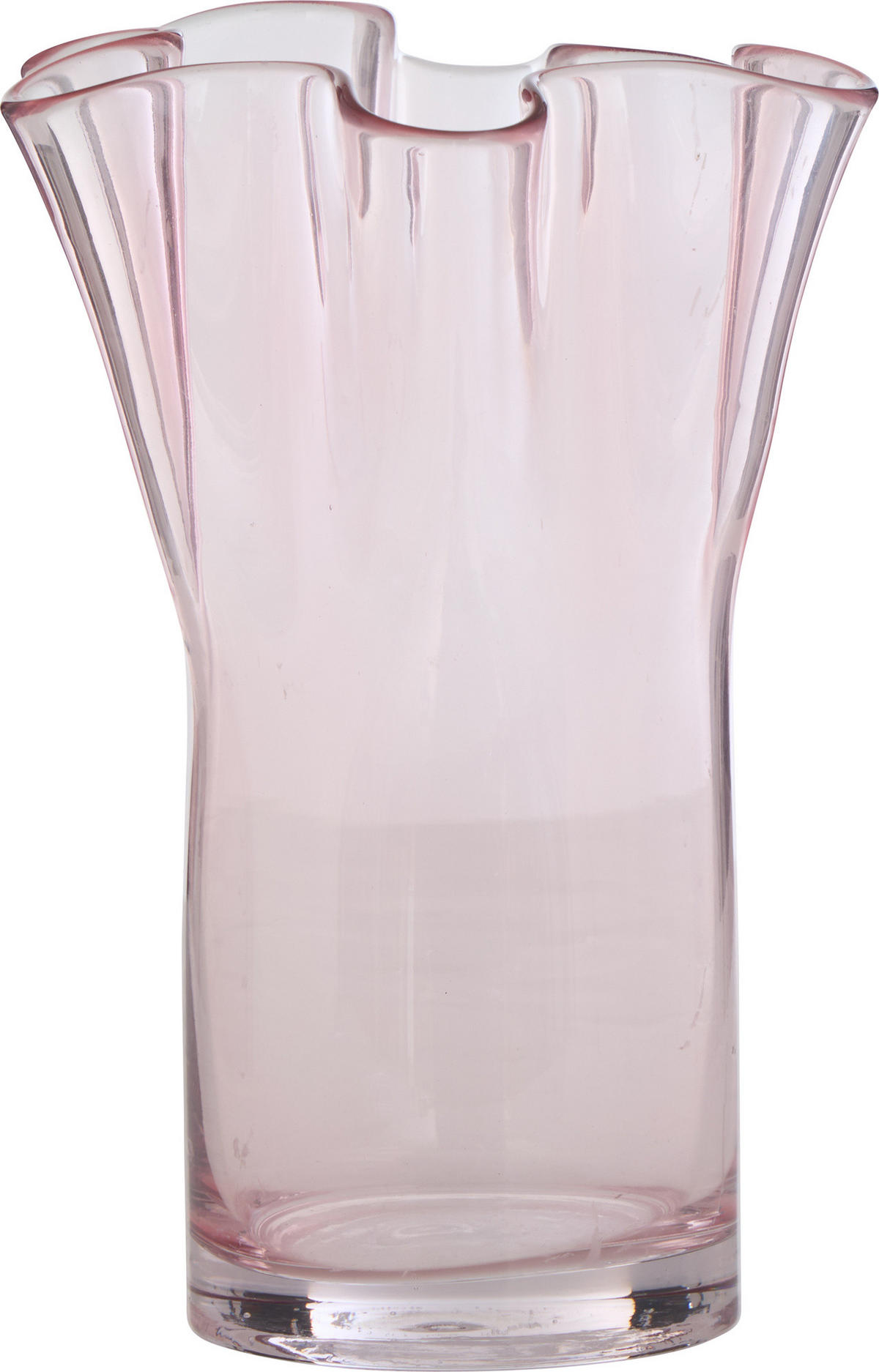 GLASVASE 17/17/23,5 cm - Rosa, Glas (17/23.5cm) - Atmosphera Createur d´interieur